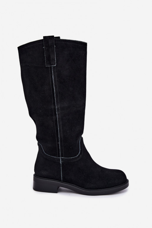 Botas negras de ante aisladas Ashmere