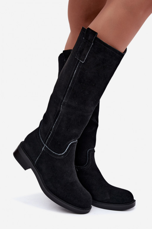 Botas negras de ante aisladas Ashmere