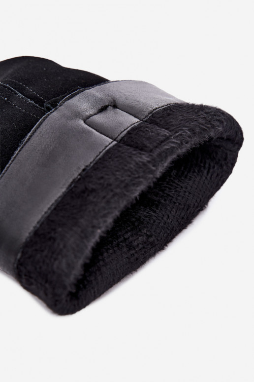 Botas negras de ante aisladas Ashmere