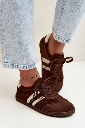 Zapatillas Barefoot para mujer en color chocolate Kessy