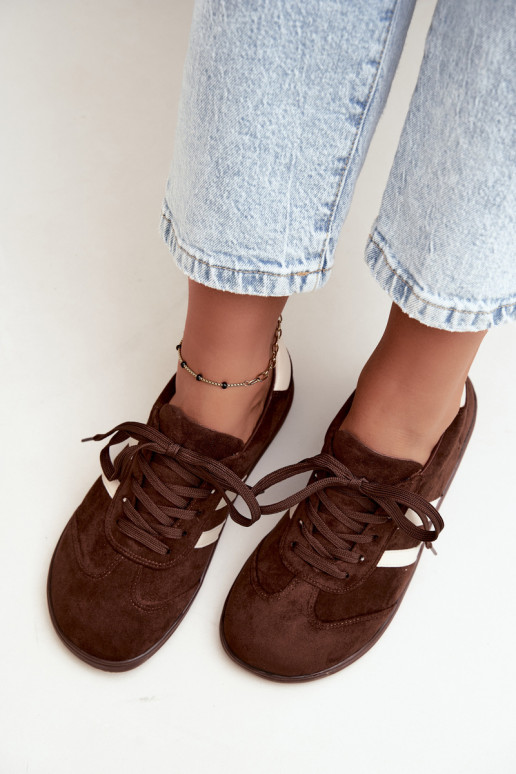 Zapatillas Barefoot para mujer en color chocolate Kessy