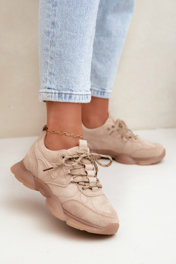 Zapatillas para mujer en color arena Shaley