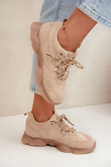 Zapatillas para mujer en color arena Shaley 2