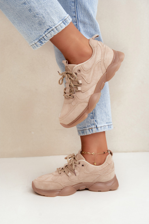 Zapatillas para mujer en color arena Shaley