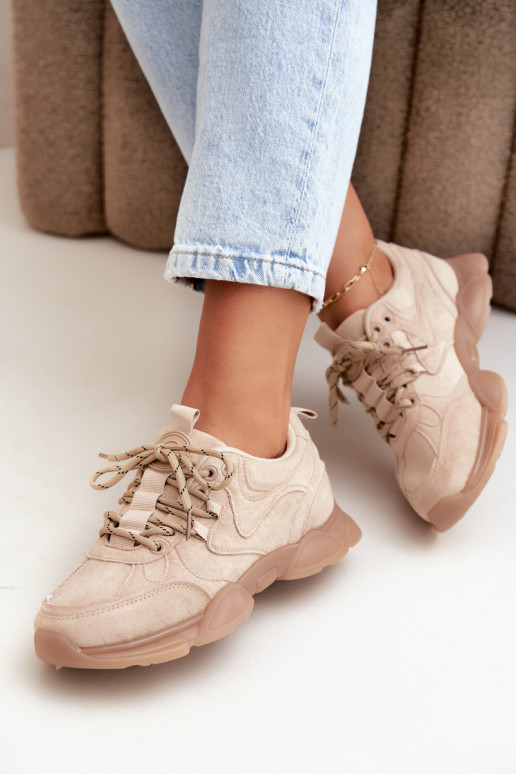 Zapatillas para mujer en color arena Shaley