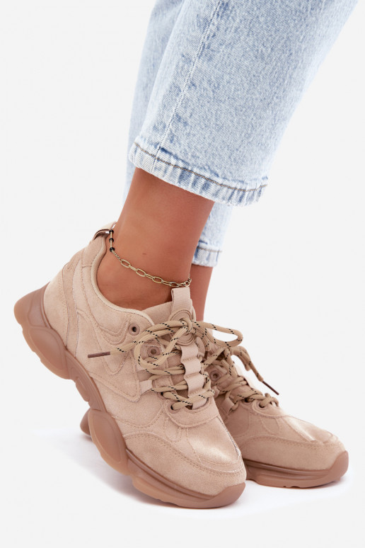 Zapatillas para mujer en color arena Shaley