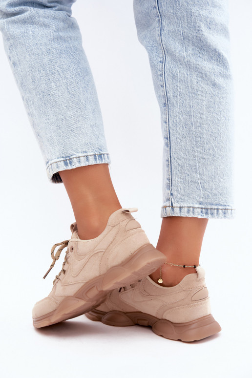 Zapatillas para mujer en color arena Shaley