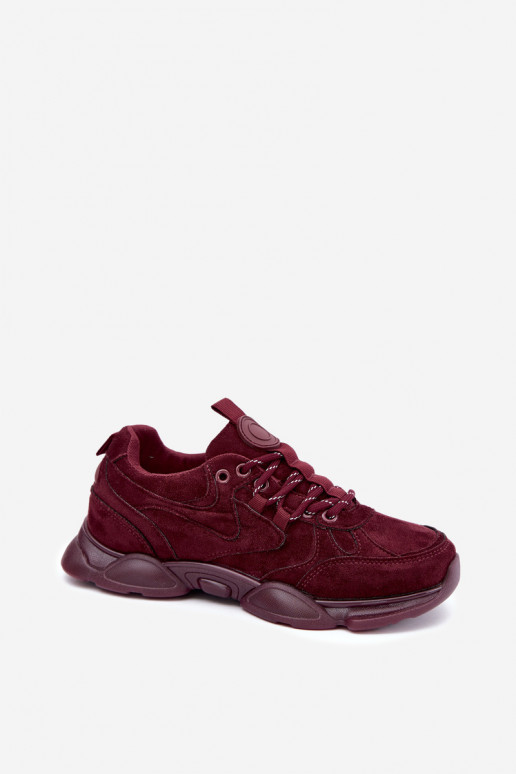 Zapatillas para mujer en color burdeos Shaley