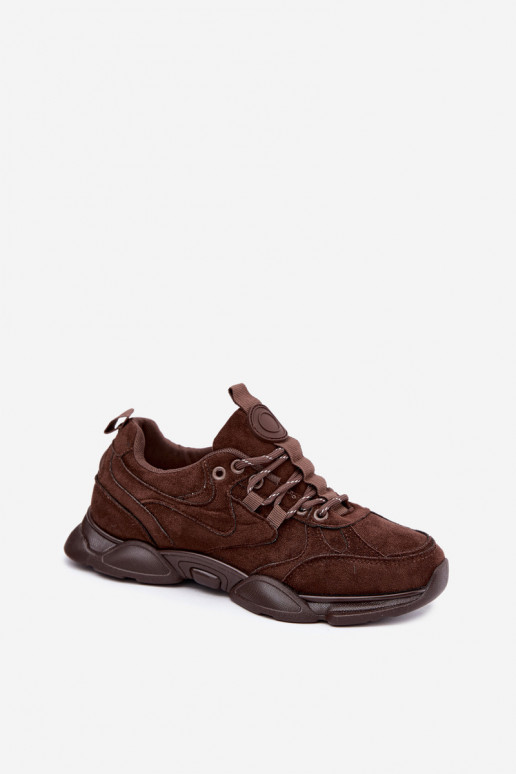 Zapatillas para mujer en color chocolate Shaley