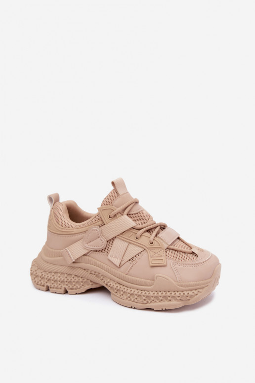 zapatillas con rayas en color arena Ellery