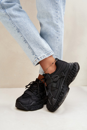 zapatillas con rayas en color negro Ellery 2