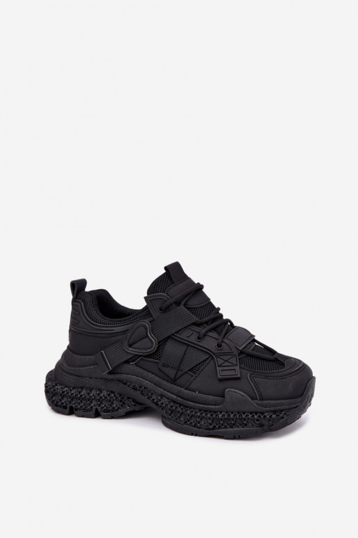 zapatillas con rayas en color negro Ellery