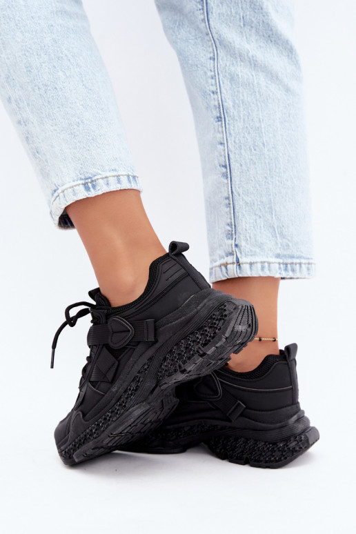 zapatillas con rayas en color negro Ellery