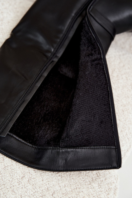 botas altas para mujer con hebillas en negro Elland