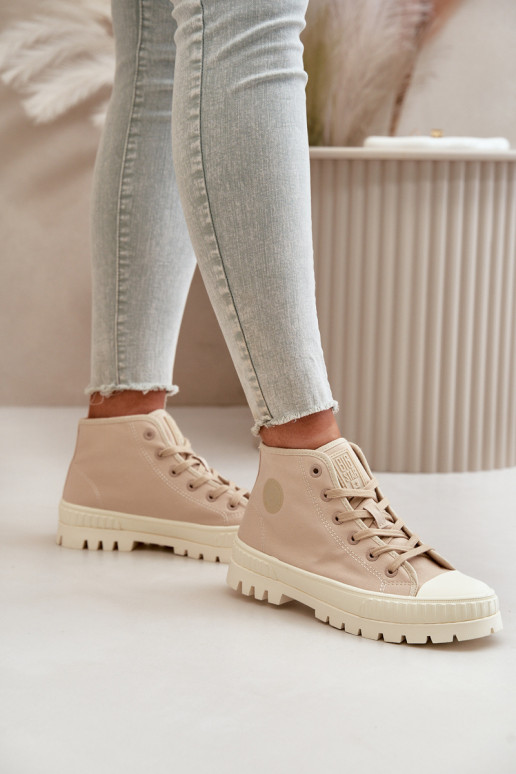 zapatos casual con caña Big Star OO274006 en color arena
