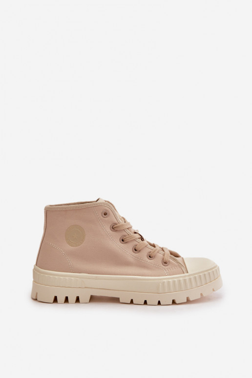 zapatos casual con caña Big Star OO274006 en color arena