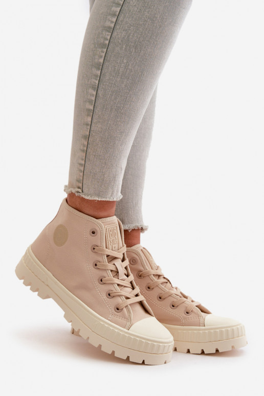 zapatos casual con caña Big Star OO274006 en color arena
