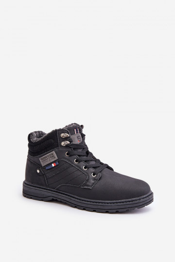 botas aisladas para hombre McBraun en negro