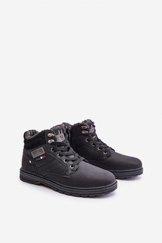 botas aisladas para hombre McBraun en negro