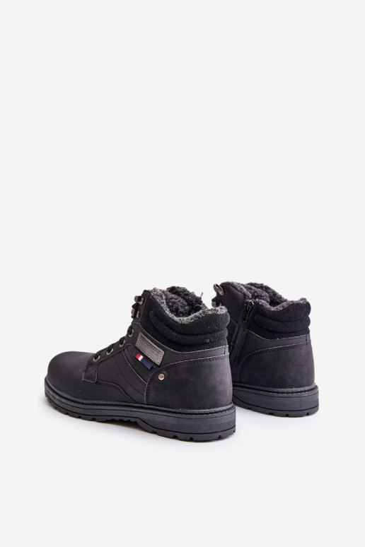 botas aisladas para hombre McBraun en negro