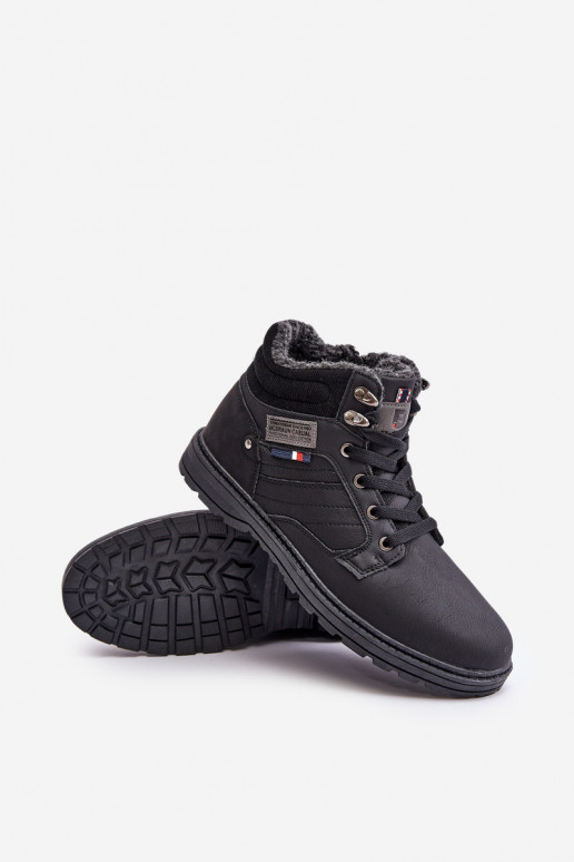 botas aisladas para hombre McBraun en negro