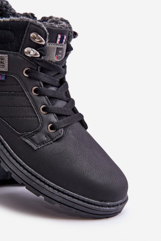 botas aisladas para hombre McBraun en negro