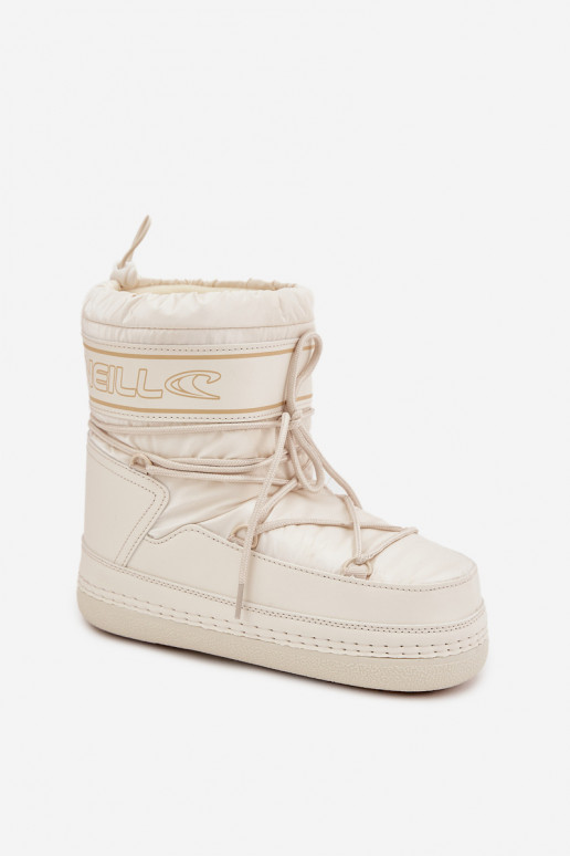 botas de nieve para mujer con detalles elegantes O'NEILL LISA INOMEN HIGH 90253012.99Z en blanco
