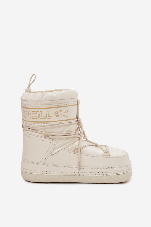 botas de nieve para mujer con detalles elegantes O'NEILL LISA INOMEN HIGH 90253012.99Z en blanco