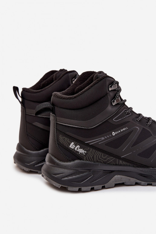 botas de senderismo aisladas para mujer Lee Cooper LCJ-25-01-3710 en negro