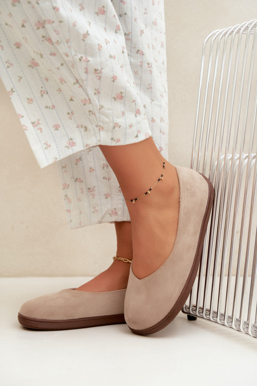 Bailarinas para mujer Barefoot en color arena Hollin