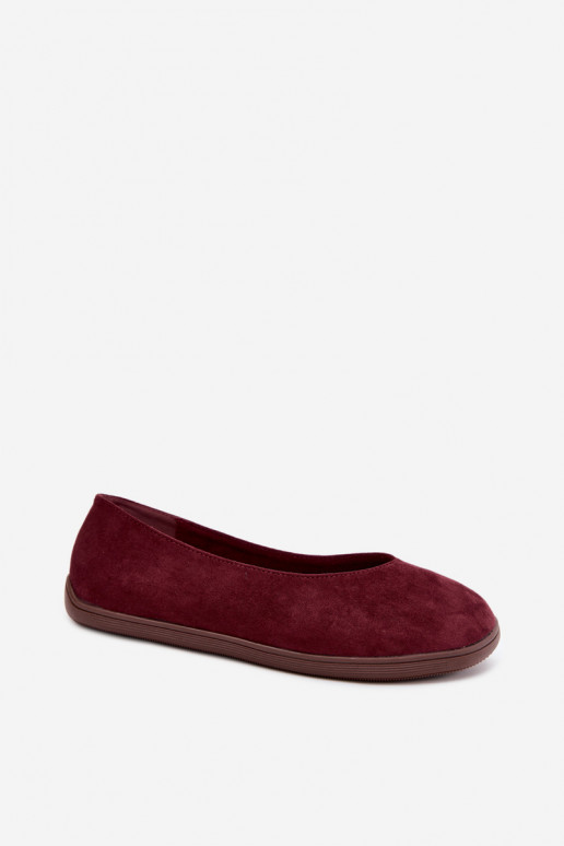 Bailarinas para mujer Barefoot en color burdeos Hollin
