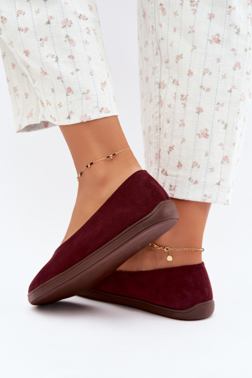 Bailarinas para mujer Barefoot en color burdeos Hollin