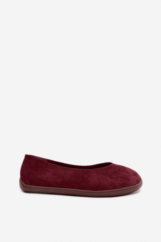 Bailarinas para mujer Barefoot en color burdeos Hollin