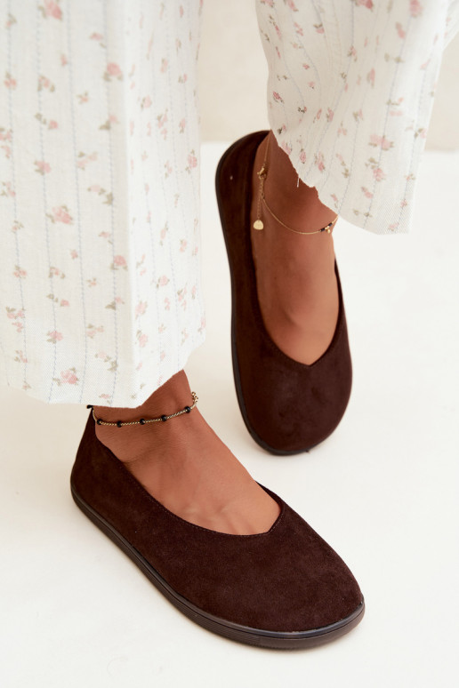 Bailarinas para mujer Barefoot en color chocolate Hollin
