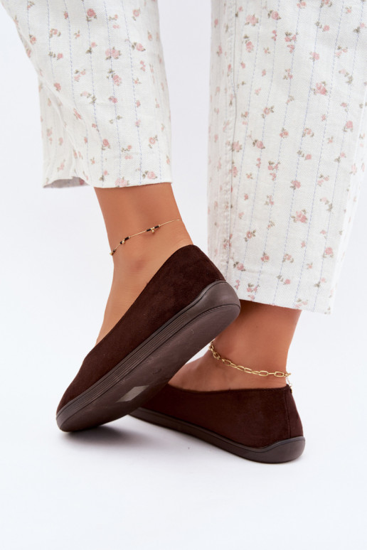 Bailarinas para mujer Barefoot en color chocolate Hollin