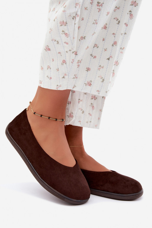 Bailarinas para mujer Barefoot en color chocolate Hollin