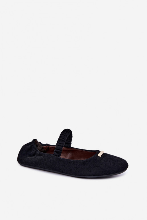 Sandalias negras con detalles decorativos Brinelle