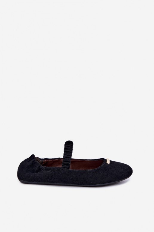 Sandalias negras con detalles decorativos Brinelle