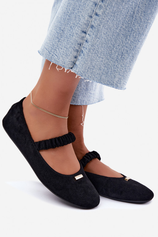 Sandalias negras con detalles decorativos Brinelle