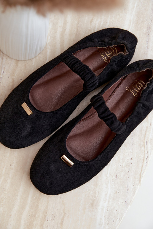 Sandalias negras con detalles decorativos Brinelle