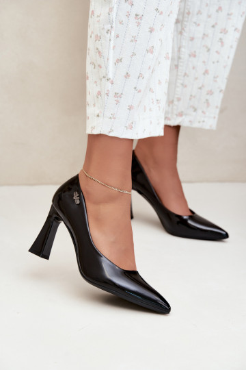 Zapatos de charol Vinceza 62328 negros 2