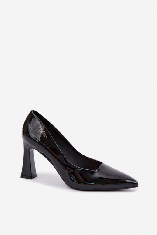 Zapatos de charol Vinceza 62328 negros
