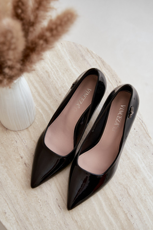Zapatos de charol Vinceza 62328 negros