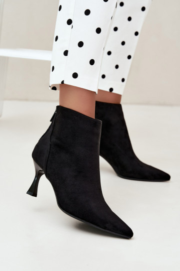 botines aislantes para mujer con tacones en negro Elsya 2