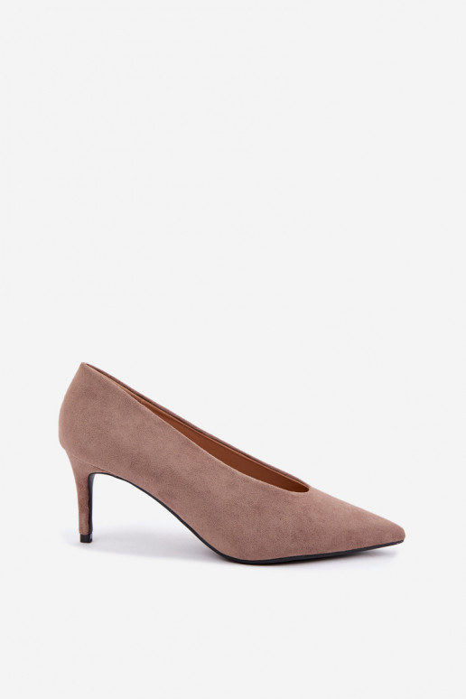 zapatos de ante para mujer en color arena Brenya