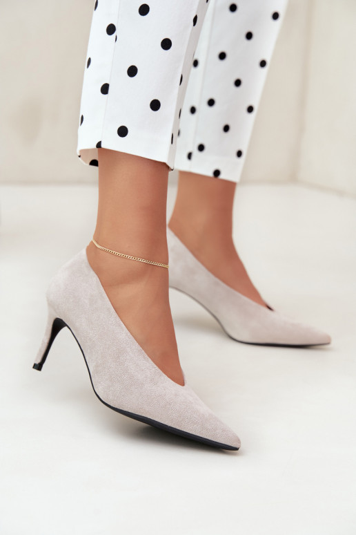 zapatos de ante para mujer en color gris Brenya