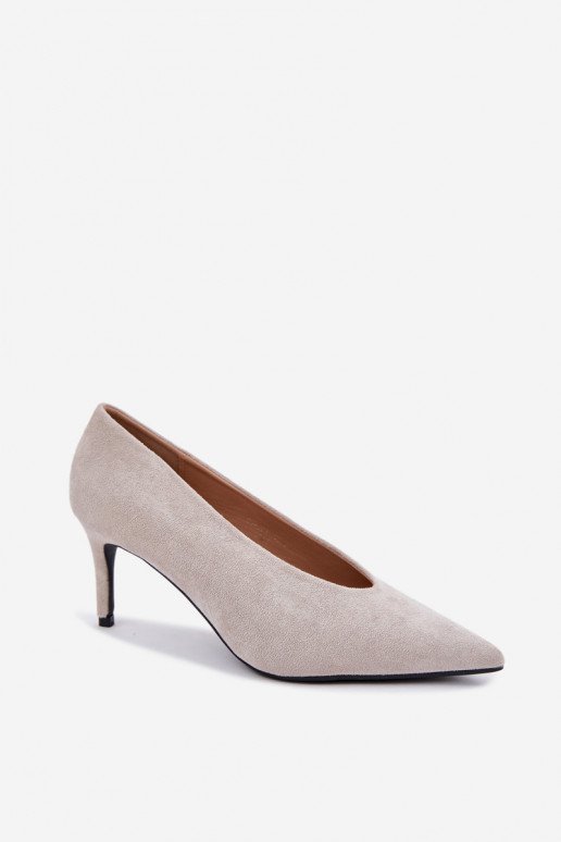 zapatos de ante para mujer en color gris Brenya