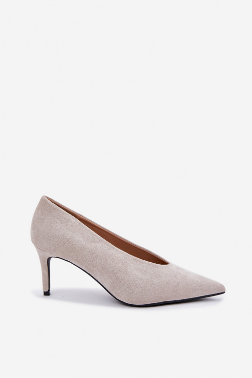 zapatos de ante para mujer en color gris Brenya