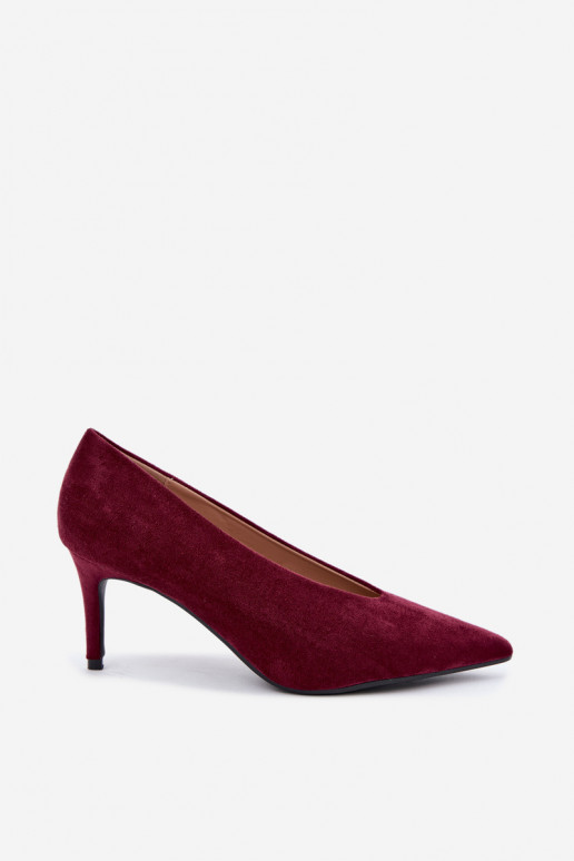 zapatos de ante para mujer en burdeos Brenya