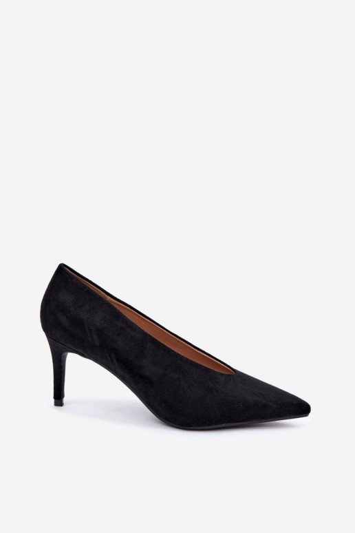 zapatos de ante para mujer en negro Brenya